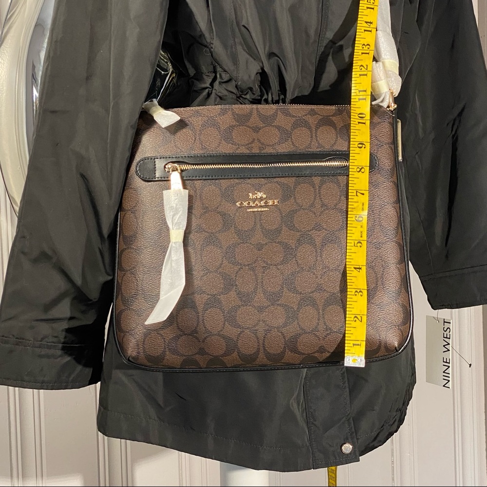 SOLD- COACH Large Crossbody Monogram Canvas - Picture 14 of 14